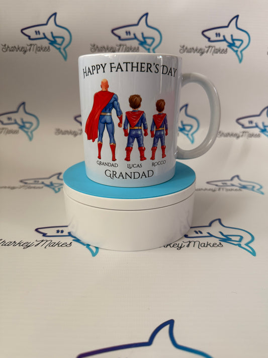 Super Hero Dad - Personalised Mug